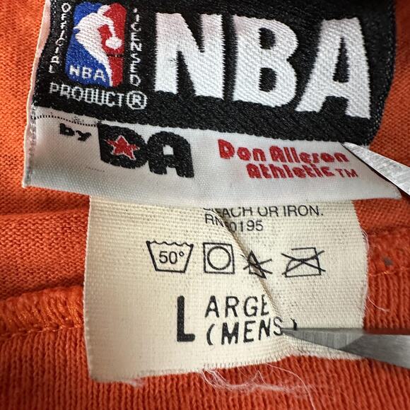 Phoenix Suns Shirt Mens Large Orange NBA Basketball Short Sleeve T-Shirt Tee - Picture 4 of 11